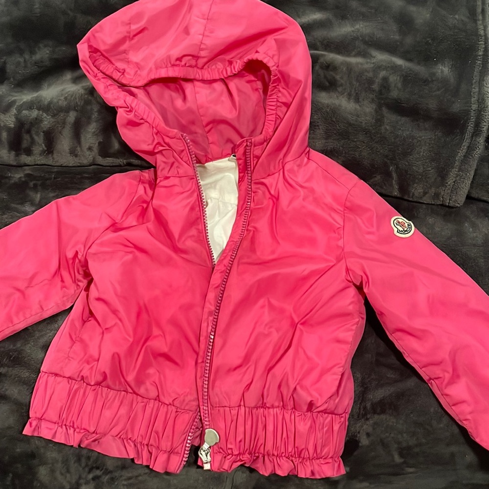 Toddler pink Moncler jacket